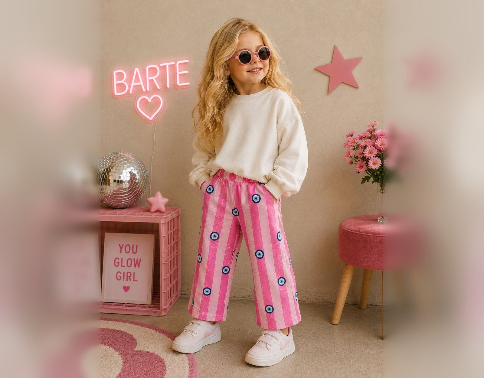 BARTE — Çizgili Nazar Pantolon
